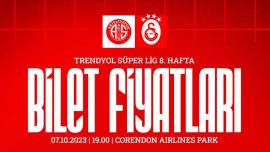Antalyaspor Galatasaray maçının biletleri satışa çıkıyor