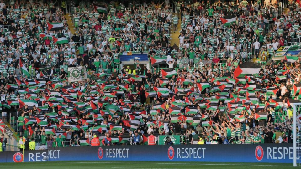 Celtic taraftarı Filistin’e destekten vazgeçmiyor