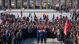 Galatasaray Anıtkabir’i ziyaret etti